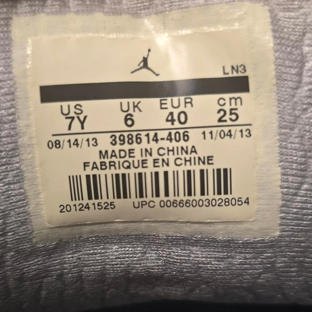 2014 Air Jordan 3 Retro Dark Powder Blue/Black-Wolf Grey-White Grade School